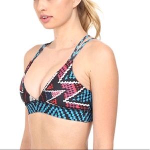 Mara Hoffman Basket Weave Sports Bra